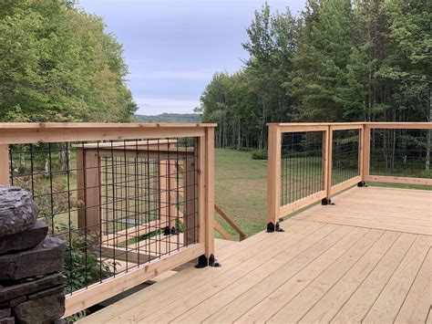 Simple to install and manufactured with a 6 gauge welded 4"x4" mesh pattern, Wild Hog Panels allow for great visibility, are extremely durable and versatile . . Wild hog railing